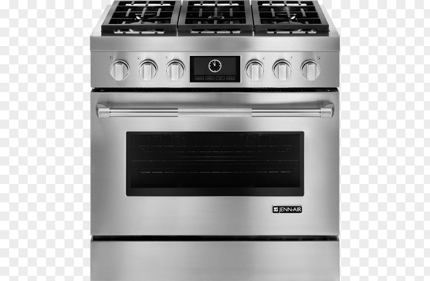 Dual FuelOthers Gas Stove Cooking Ranges Jenn-Air JDRP Pro-Style Dual-Fuel Range With Multimode Convection Frigidaire Professional FPDS3085K PNG