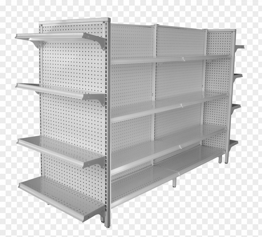 Gondola Shelf ELYPSA OUTLET Bookcase Wall Steel PNG