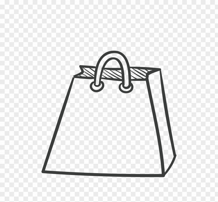 Line Shopping Bag Paper Reusable PNG