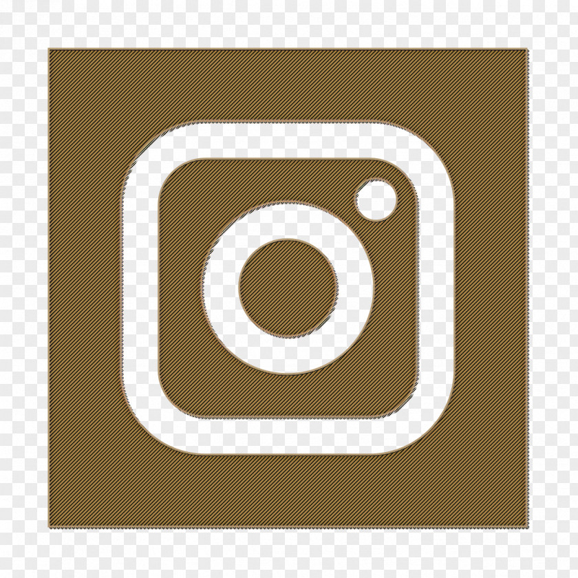 Logo Beige Solid Social Media Logos Icon Instagram PNG