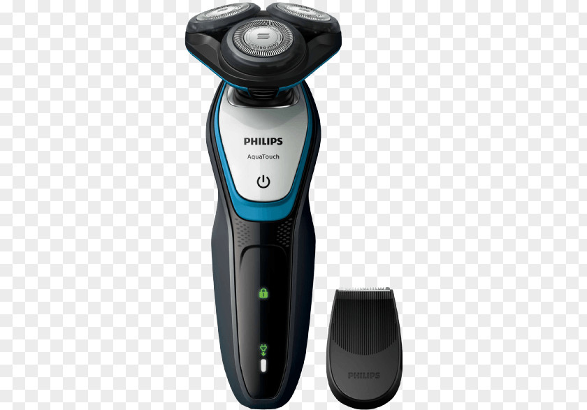 Máquina De AfeitarGris Carbón/azul Acuático Philips S5070 Shaver S5050/64 + BG1024/10Others Electric Razors & Hair Trimmers AquaTouch PNG