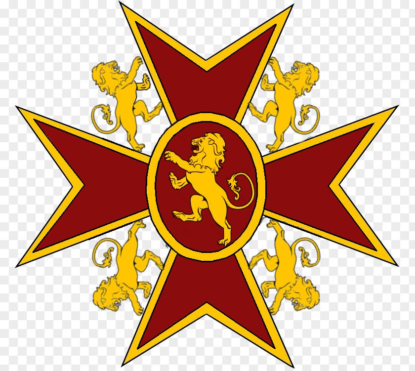Royal Kingdom Of Jerusalem Order Saint Lazarus Knights Hospitaller Military Maltese Cross PNG
