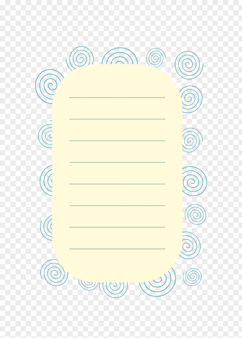 Blue Circle Vector Border Material Shading Paper Yellow Pattern PNG