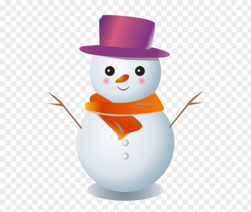 Bonhomme Snowman Cartoon Winter PNG