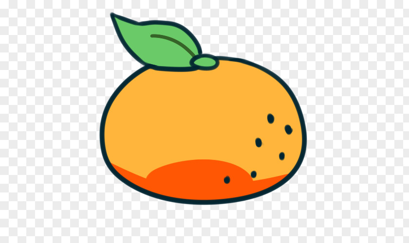 Fruit Satsuma Mandarin Bookmark Clip Art PNG