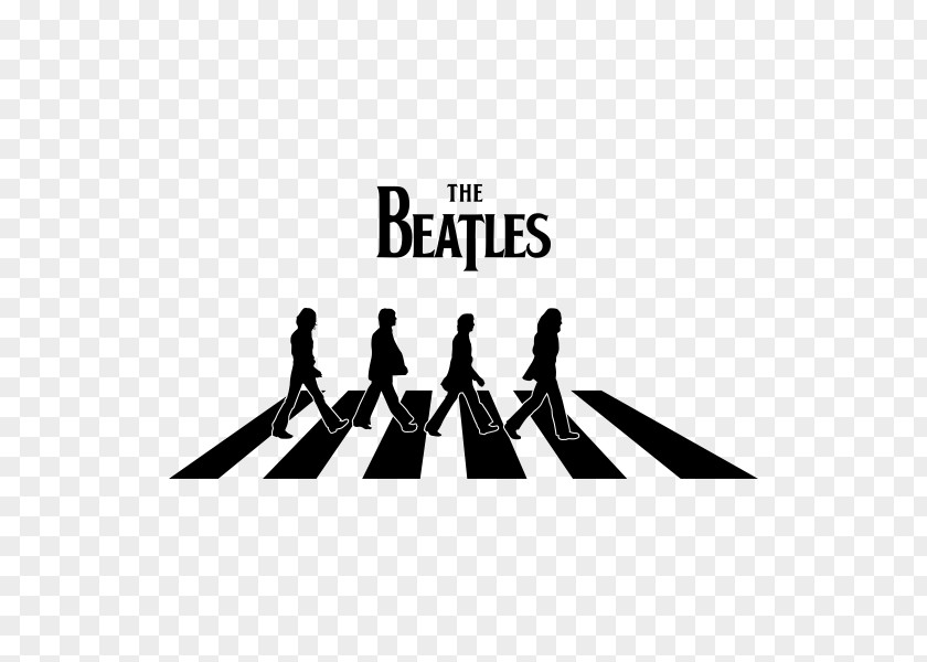 Insta The Beatles Abbey Road Sticker Wall Decal PNG