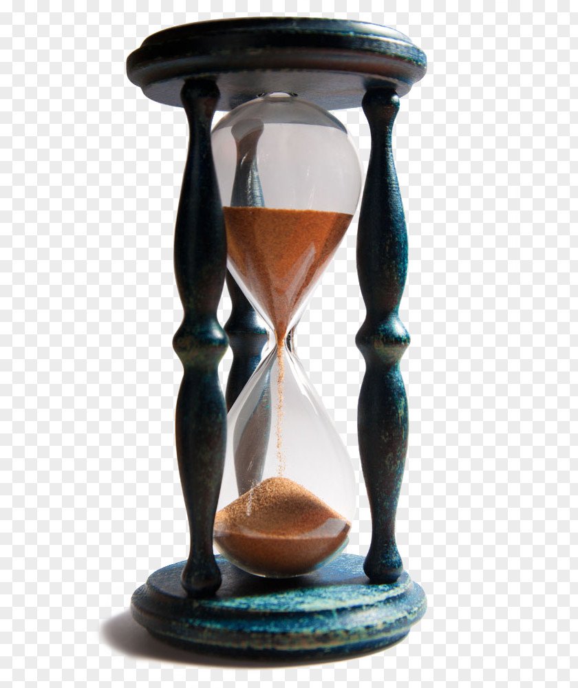 Old Hourglass Clock PNG