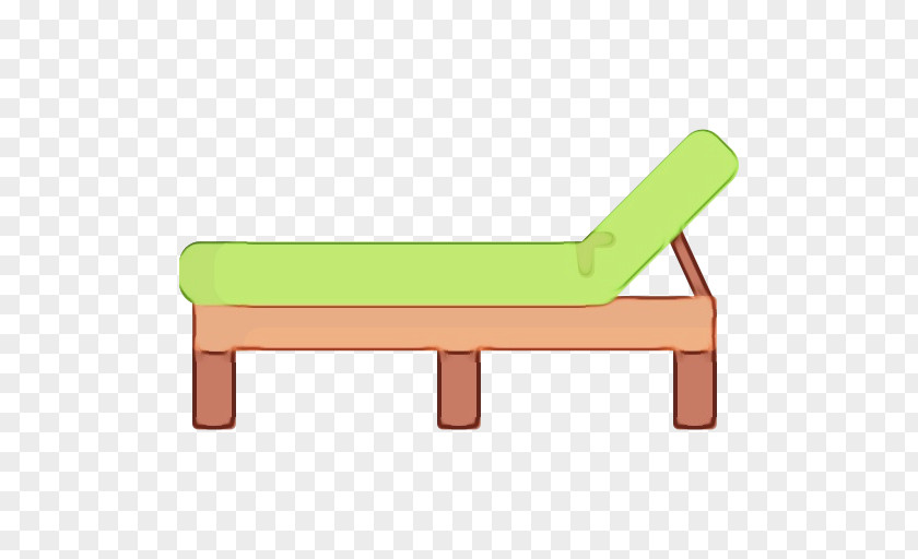 Outdoor Bench Green Wood Table PNG