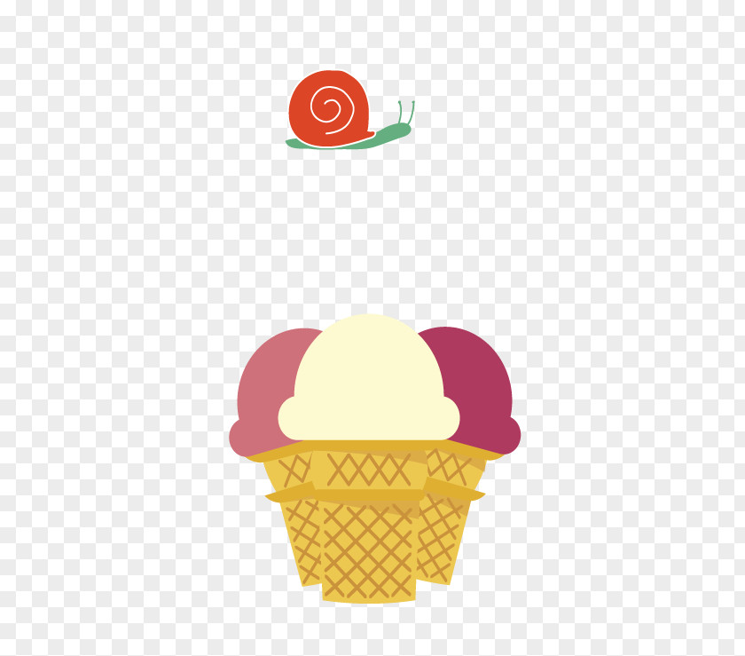 Snails Ice Cream Download Template PNG