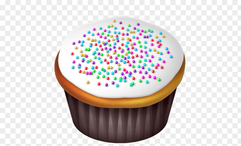 Sprinkle Cupcake Muffin Christmas Cake PNG