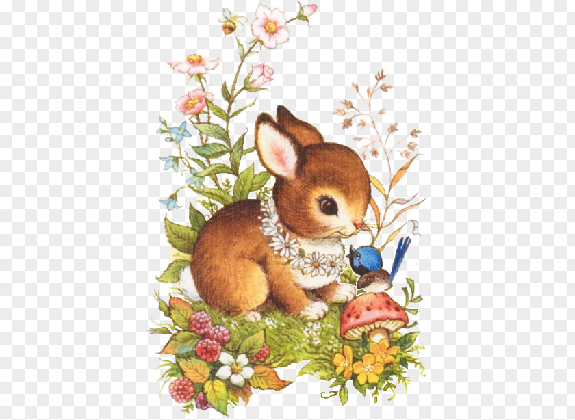 Woodland Creatures Easter Bunny Egg Party Solemnity PNG