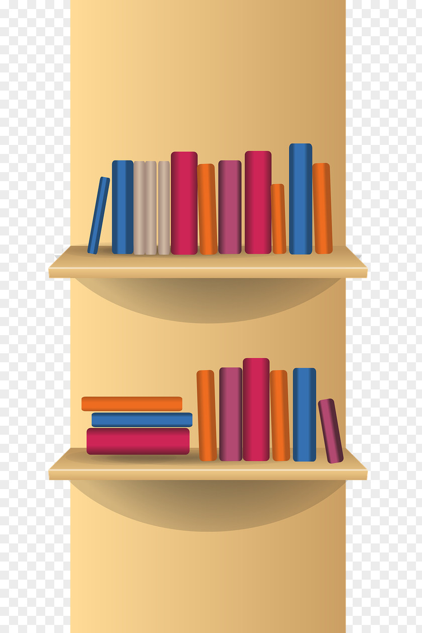 Bookcase Cliparts Shelf Clip Art PNG