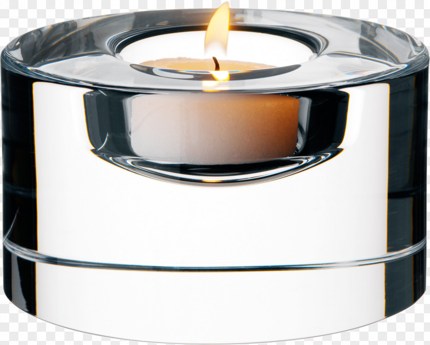 Candle Image Orrefors Tealight Glass PNG