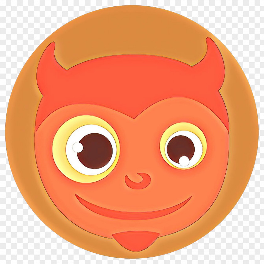 Emoticon Smile Orange PNG