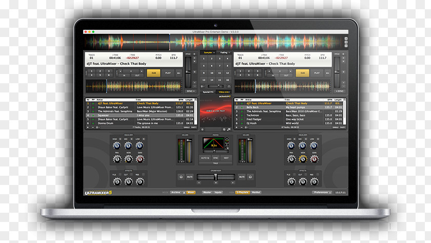 Marantz Professional Cd Recorder Computer Software UltraMixer DJ Disc Jockey Audio Mixers PNG