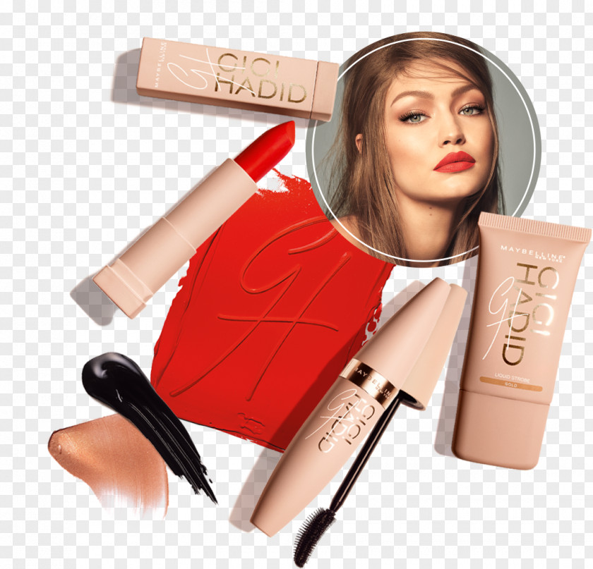 Model Gigi Hadid Maybelline Cosmetics Make-up PNG