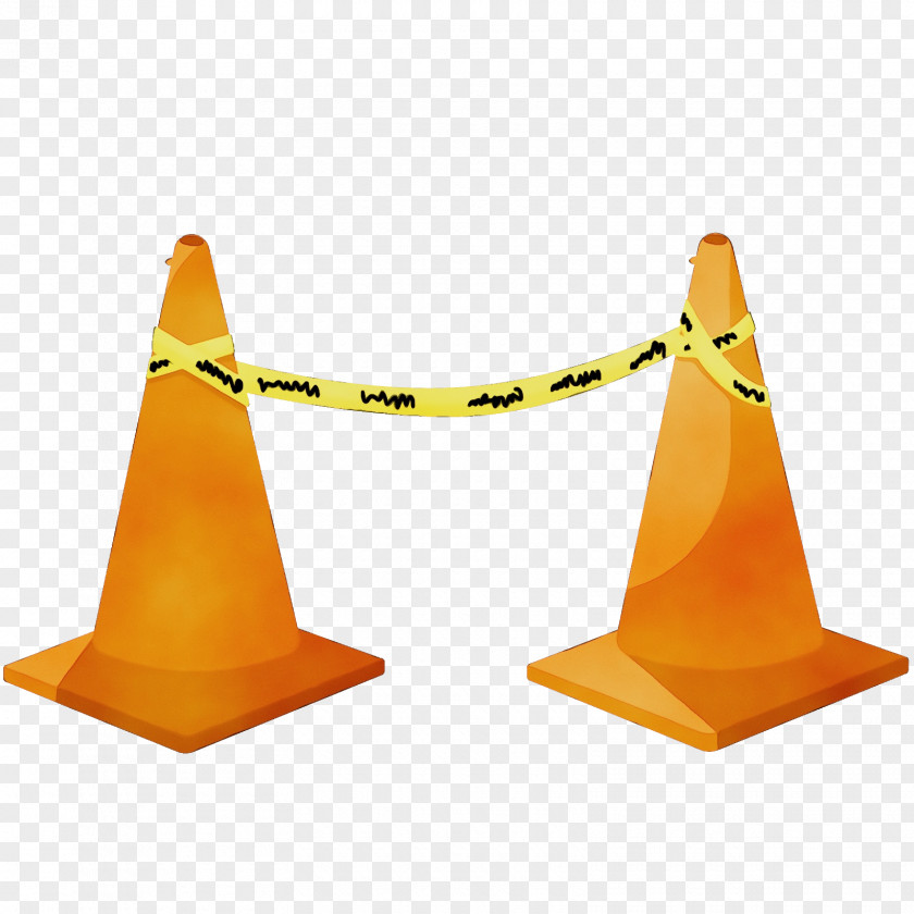 Yellow Cone PNG