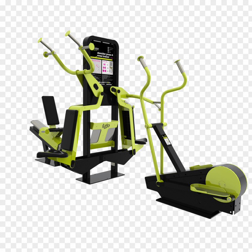 Fitness Equipment Outdoor Gym Exercise Elliptical Trainers Machine Centre PNG