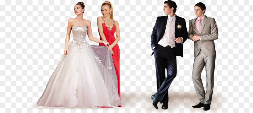 Wedding People Dress Gown Marriage PNG