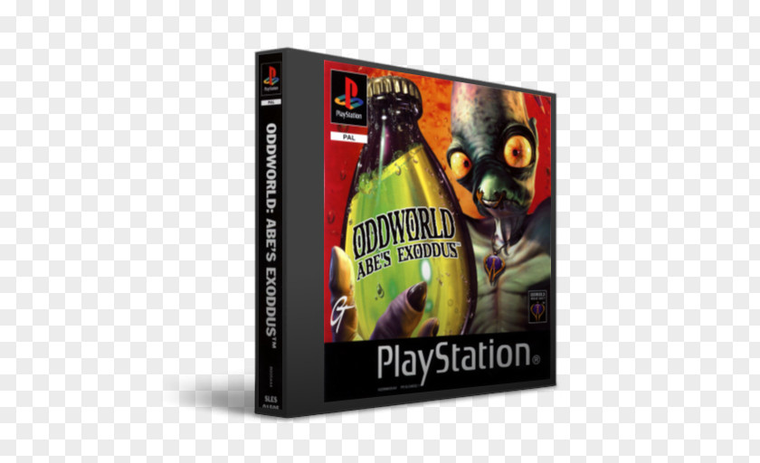 Abe's Oddysee Oddworld: Exoddus PlayStation Game STXE6FIN GR EUR Display Advertising PNG