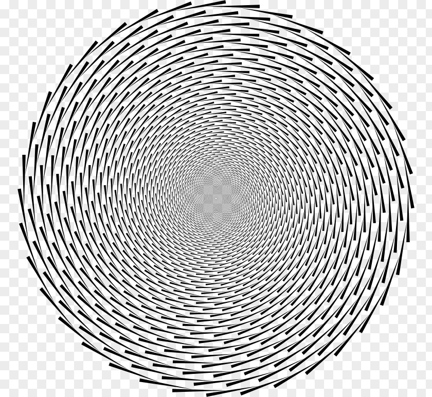 Circle Optical Illusion Fraser Spiral Op Art PNG
