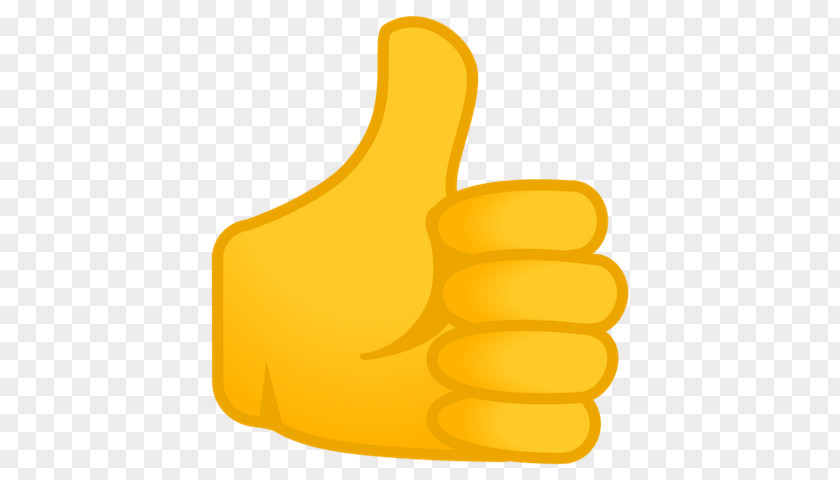 Emoji Thumb Signal Human Skin Color Light PNG