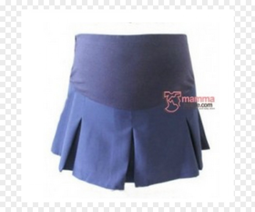 Folded Pants Trunks Waist Electric Blue PNG