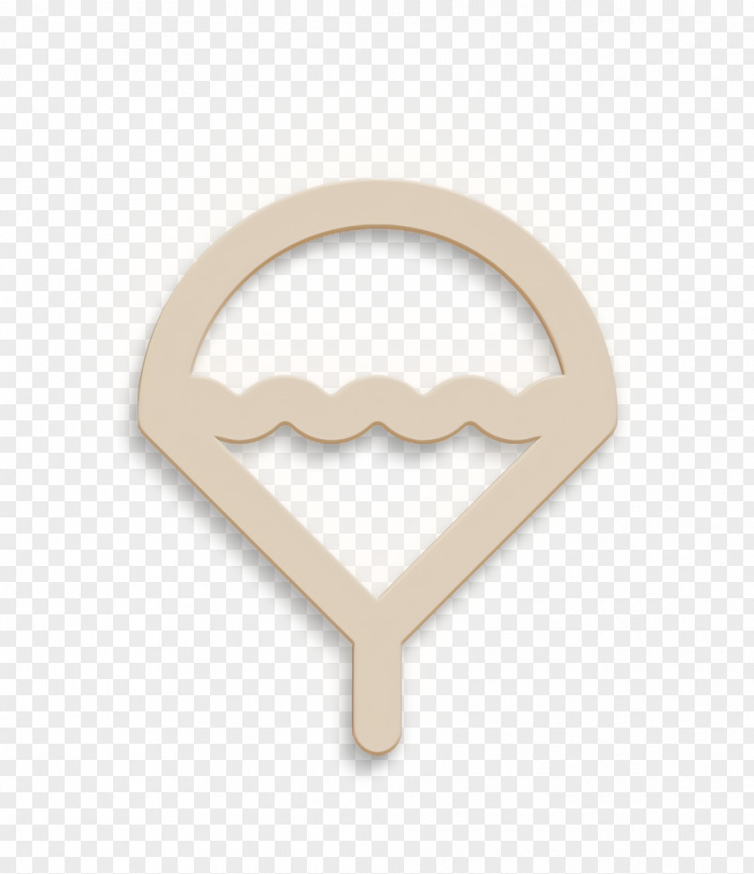 Military Outline Icon Parachute Shipping And Delivery PNG