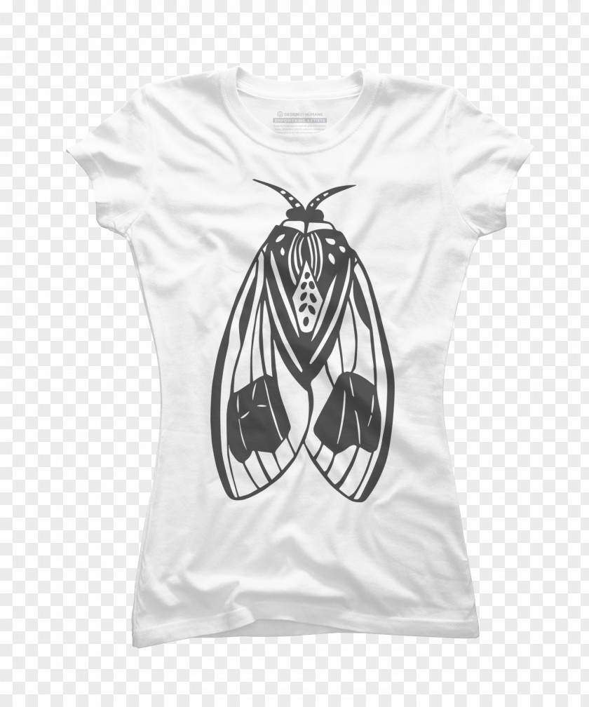 Moth Printed T-shirt Top Clothing Hoodie PNG