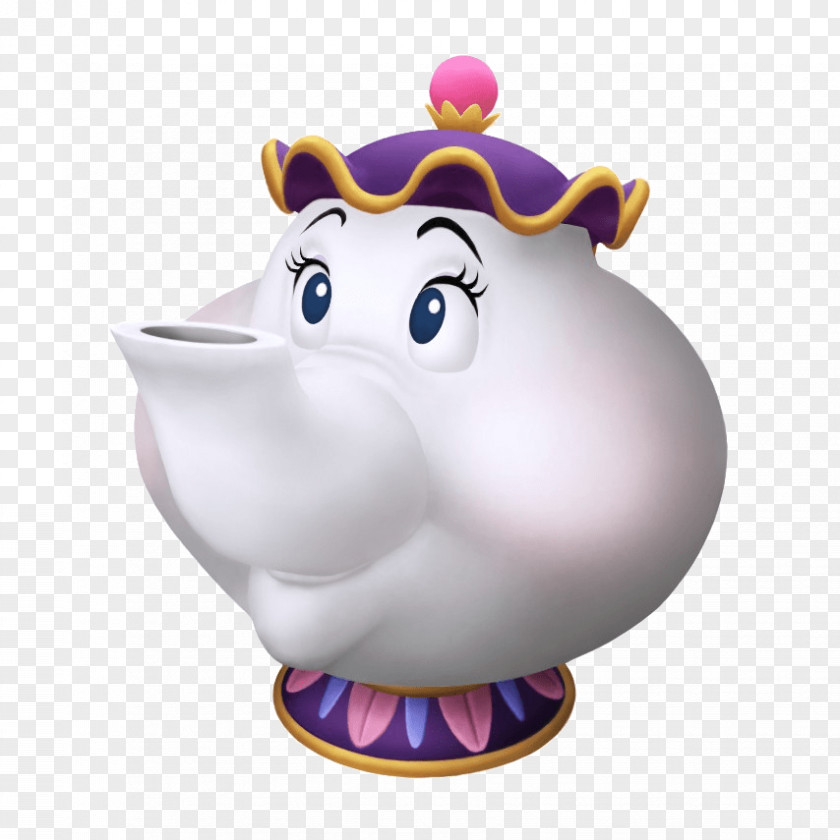 Mrs. Belle Beast Potts Cogsworth Daisy Duck PNG