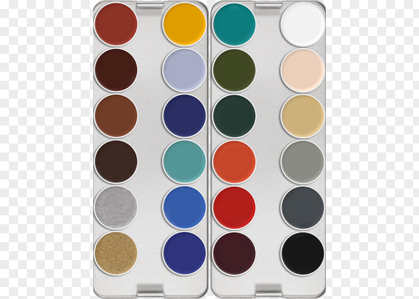Paint Color Kryolan Palette Cosmetics Body Painting PNG