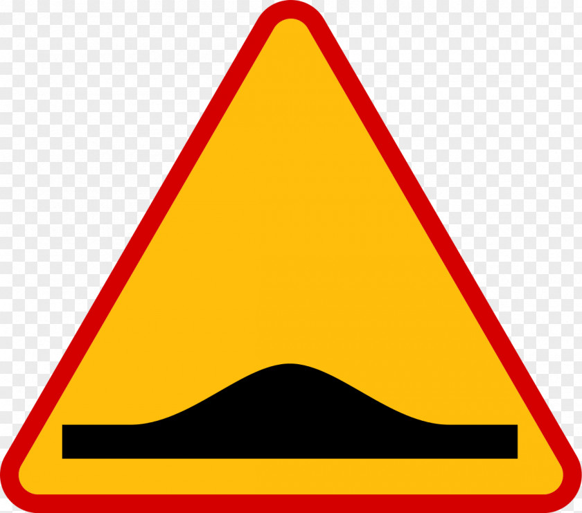 Suo Speed Bump Warning Sign Traffic Vienna Convention On Road PNG