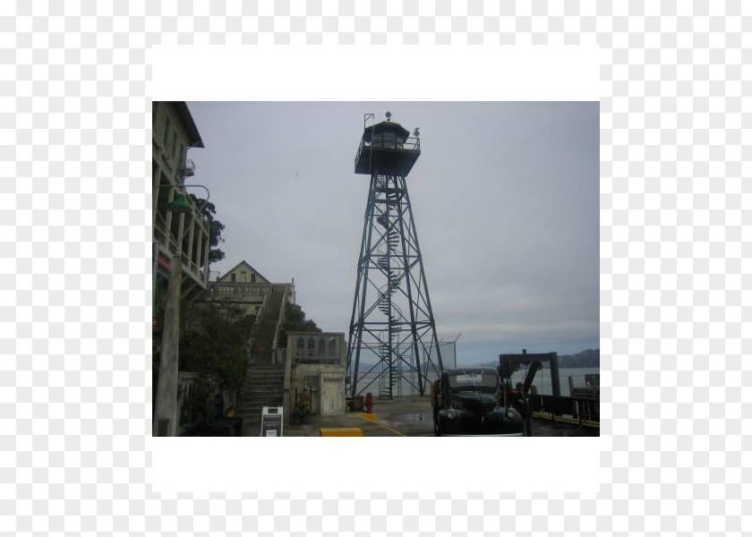 Alcatraz Watchtower Island Post Cards PNG