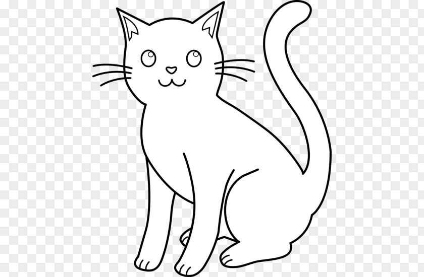 Drawing Kitten Cat Clip Art Image PNG