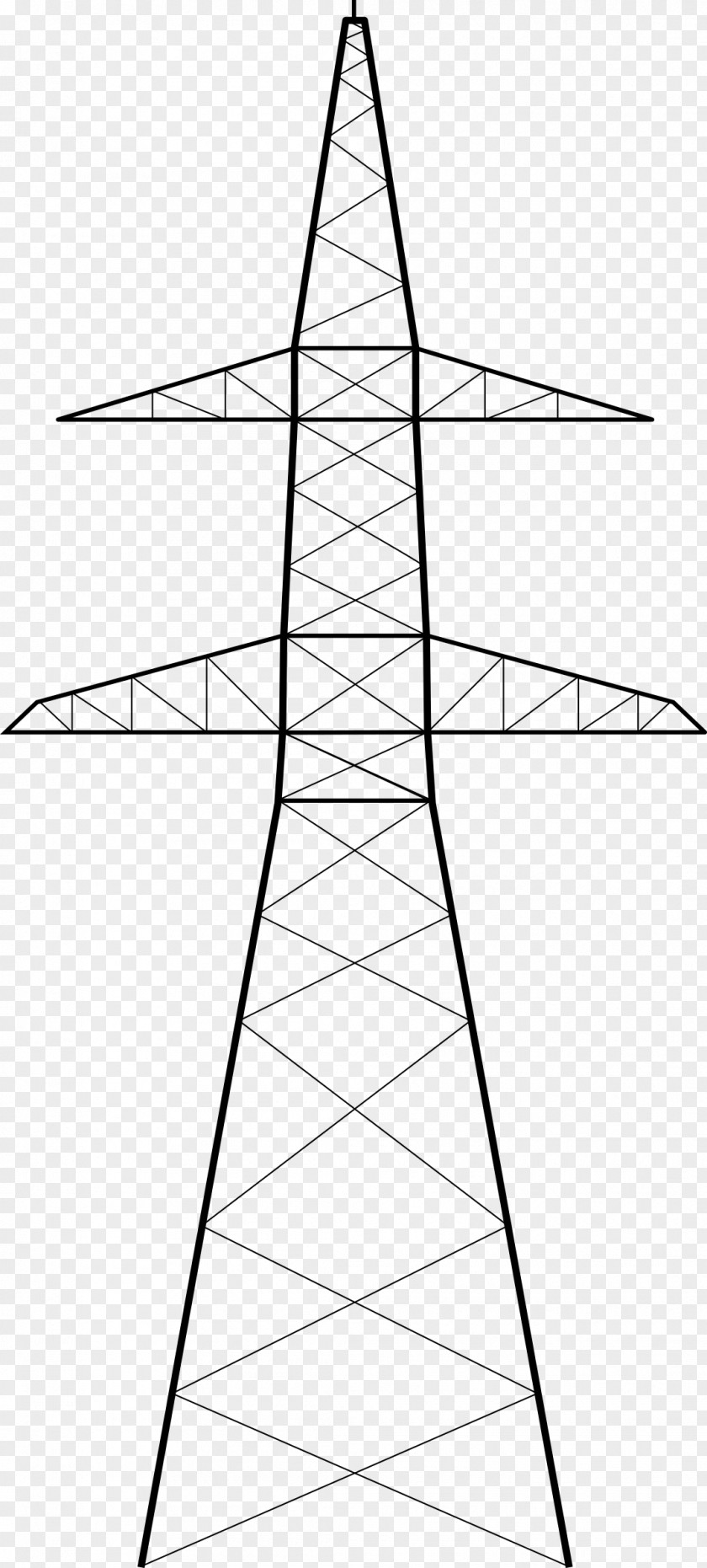Electric Tower Transmission Power Drawing Clip Art PNG