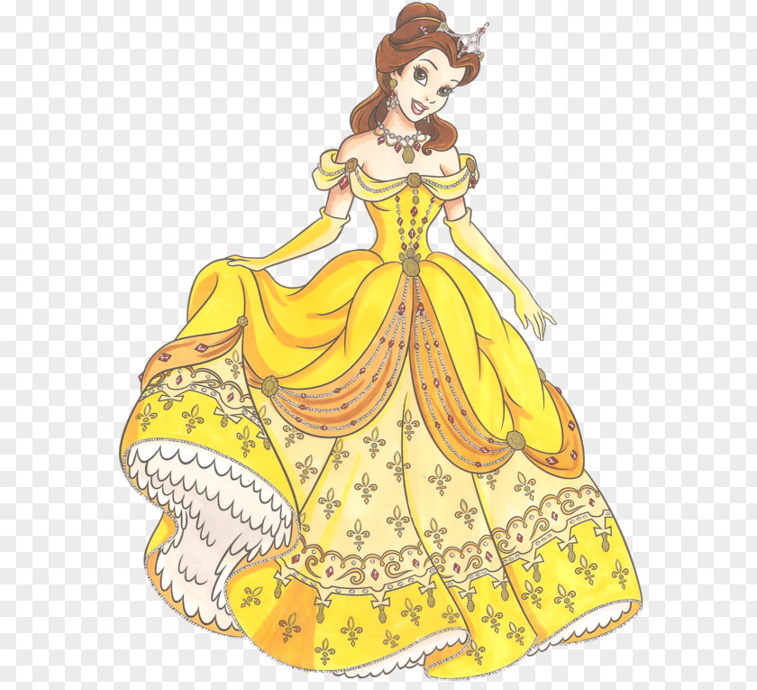 Glamour Clipart Belle Princess Aurora Ariel Cinderella Beast PNG