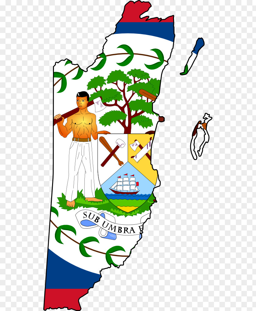 Map Flag Of Belize National British Honduras PNG