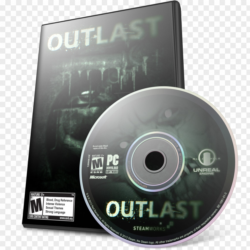 Outlast Xbox One Compact Disc PlayGround.ru DVD PNG