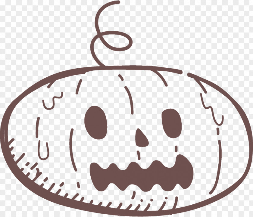 Smile Pumpkin Carving Jack-o-Lantern Halloween PNG