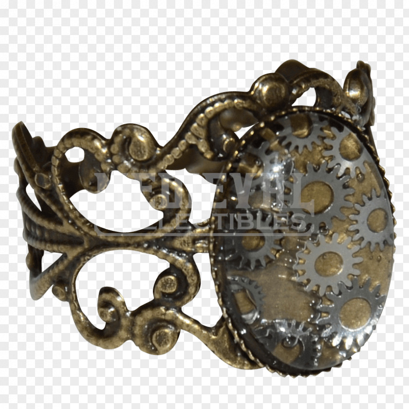 Steampunk Gear Silver 01504 Metal Jewellery Bronze PNG