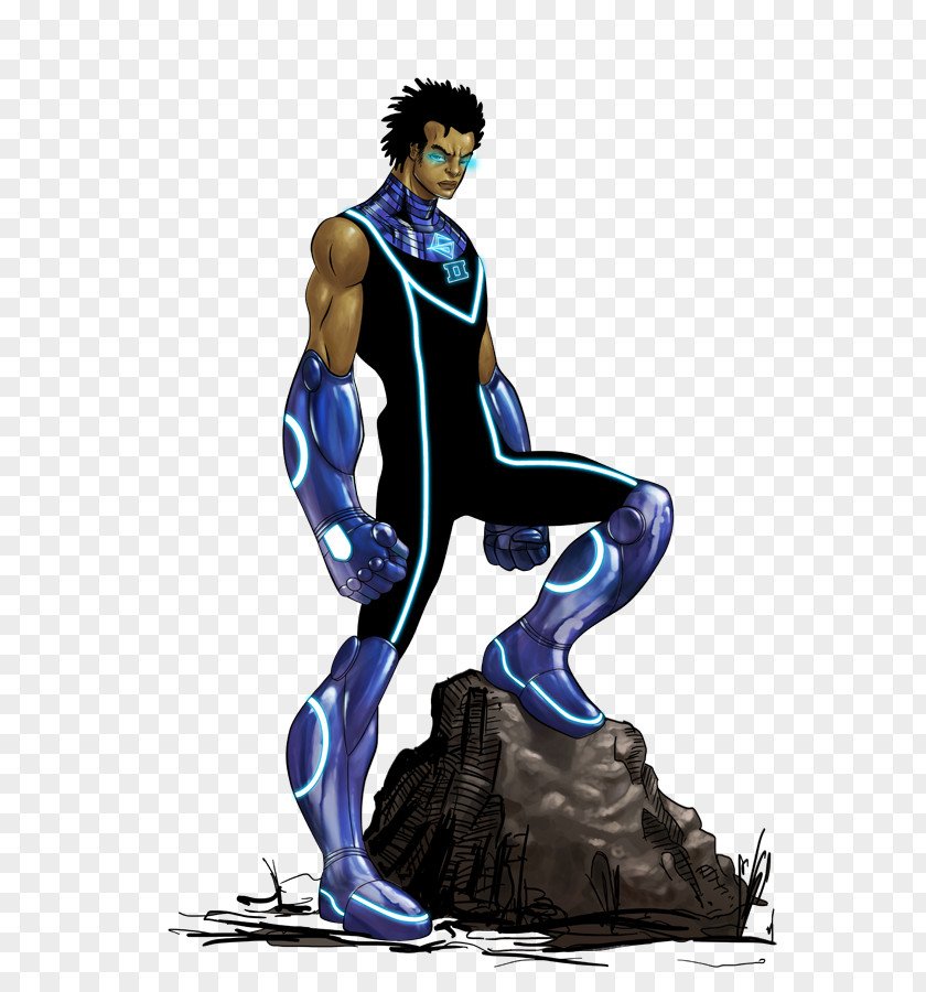 Hero Superhero Lar Gand Black Lightning Comics Character PNG