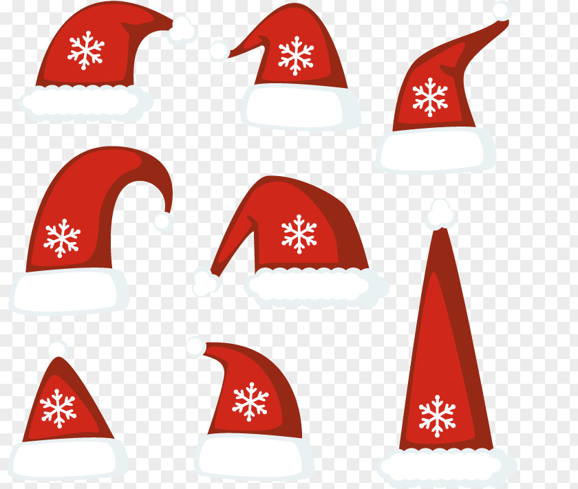 Vector Christmas Hats Hat Euclidean Clip Art PNG