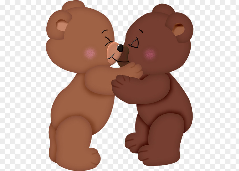 Bear Brown Valentine's Day Clip Art PNG