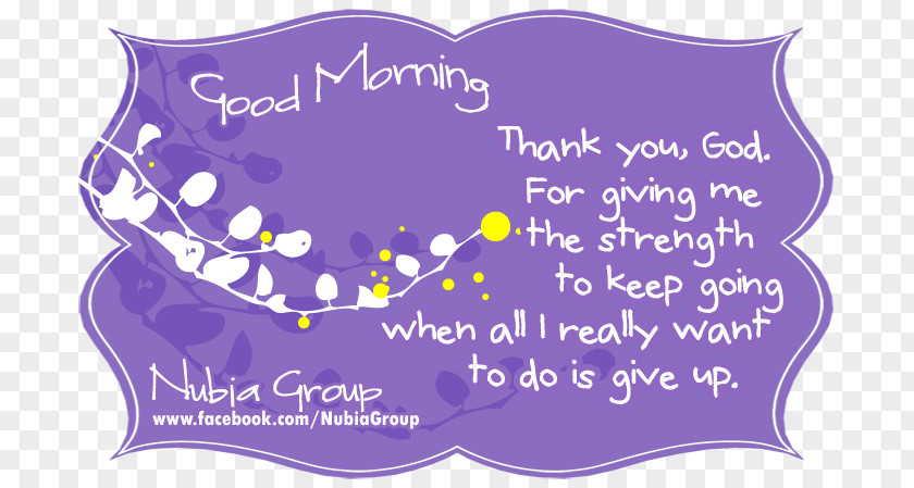 Thank God Quotation Saying Good Morning PNG