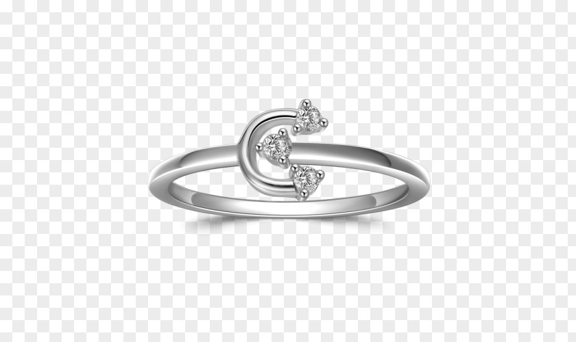 Embrace Each Other Wedding Ring Silver Body Jewellery PNG