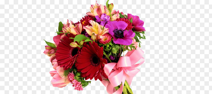 Flower Bouquet Birthday Cut Flowers Rose PNG