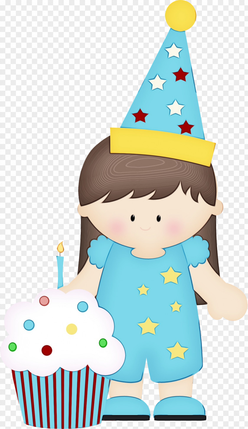 Icing Baking Cup Party Hat PNG