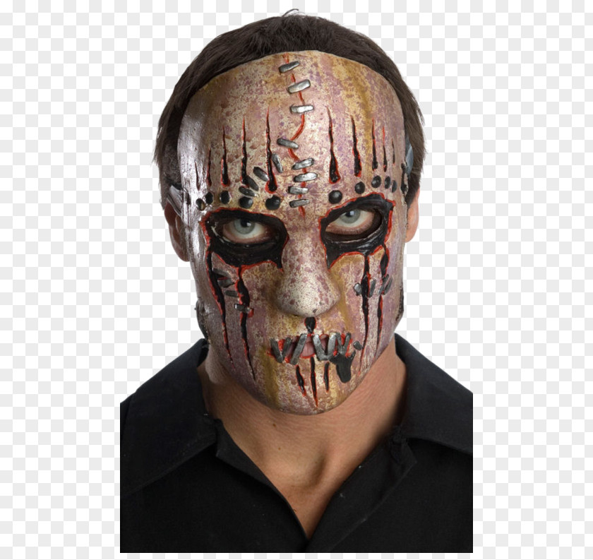 Mask Slipknot Latex Harlequin Costume PNG