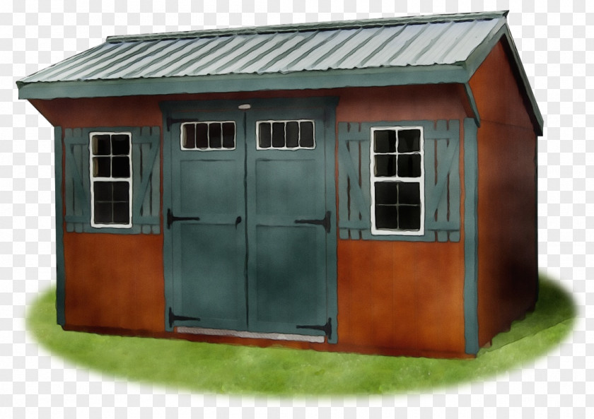 Outdoor Structure Window Shed House Property Roof Building PNG
