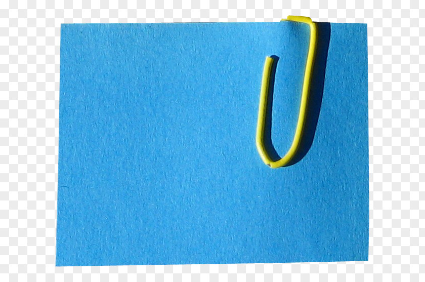 Post It Post-it Note Paper Clip Letter Blue PNG